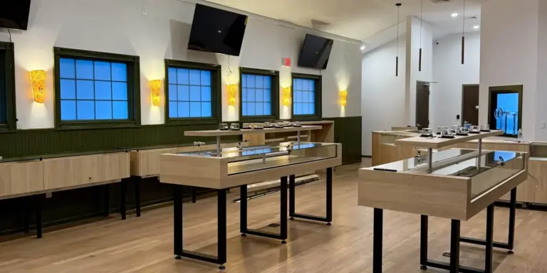 Interior of J & J Dispensary